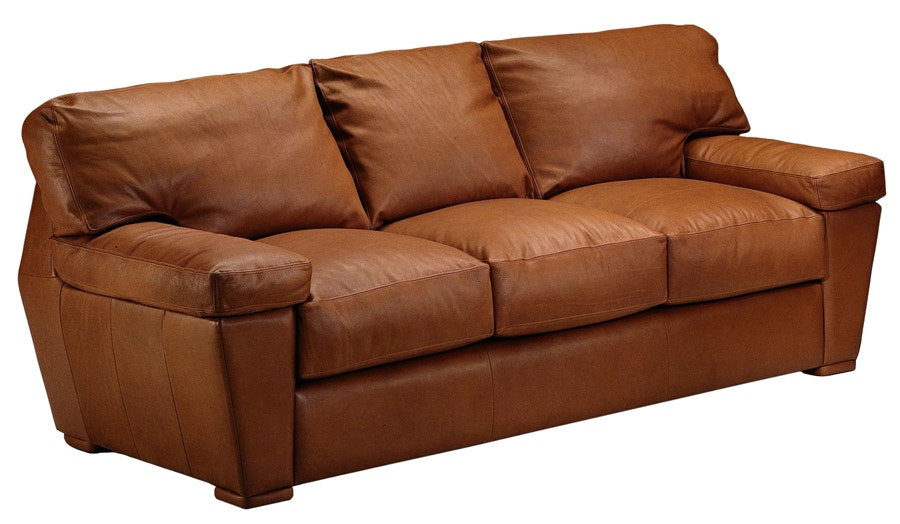 Omnia Leather-Prescott 3 seat sofa